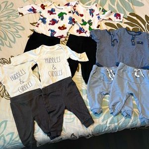 Twin Clothing Bundle, size 3-6M